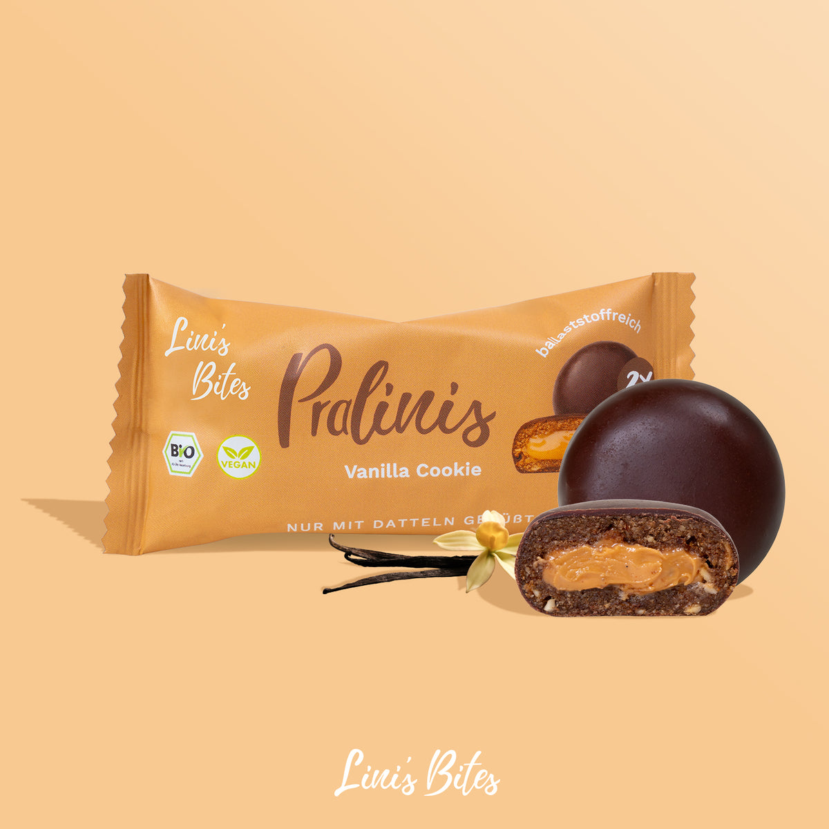 Bio Pralinis Vanilla Cookie (12er Box)