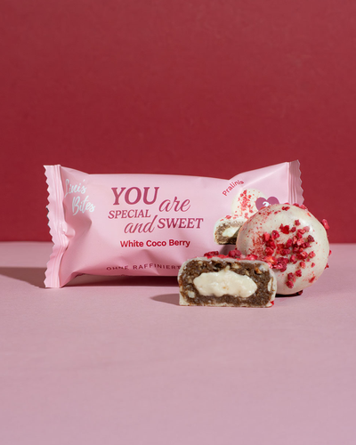 Bio Pralinis White Coco Berry – Limited Self-Love Edition (12er Box)