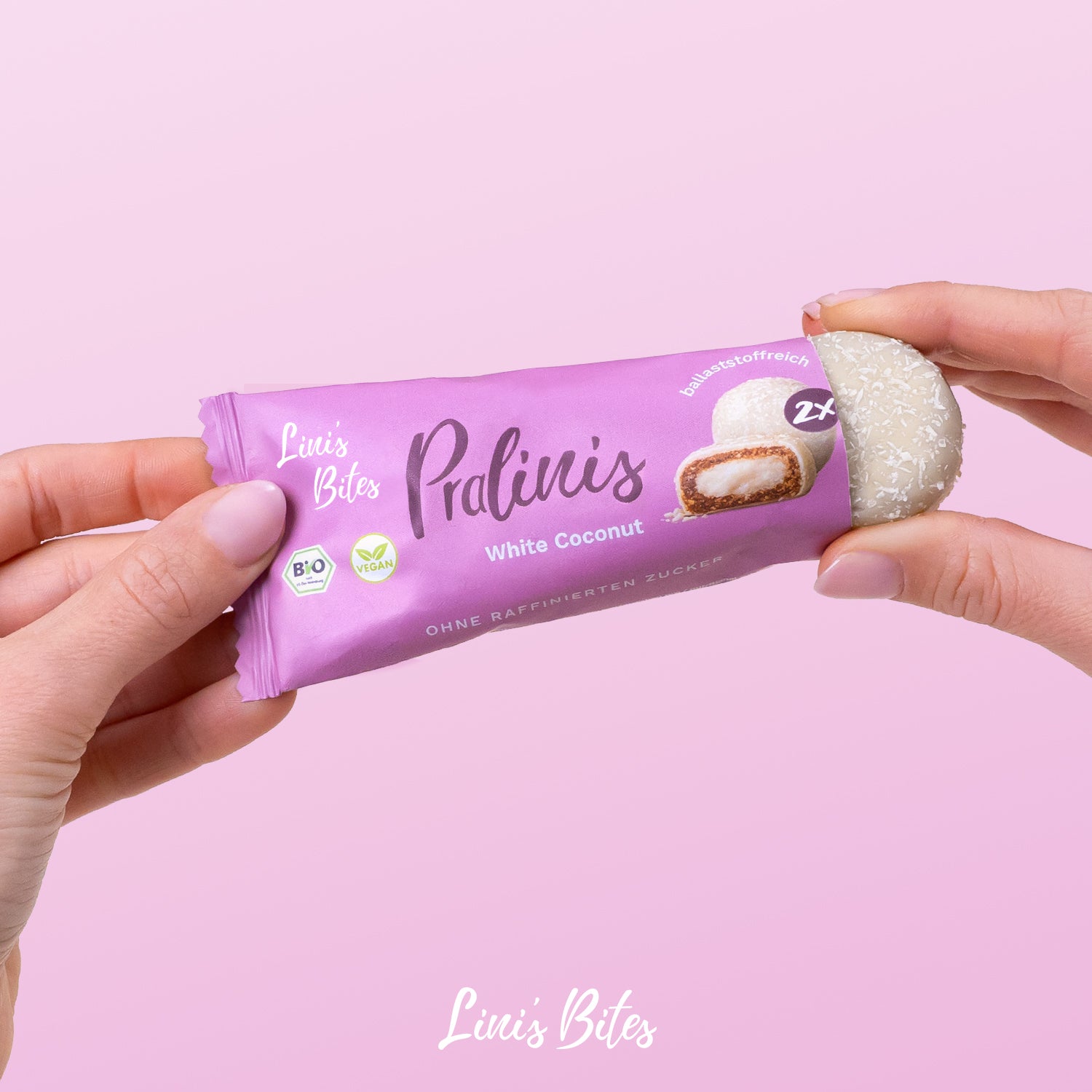 Bio Pralinis White Coconut (12er Box)