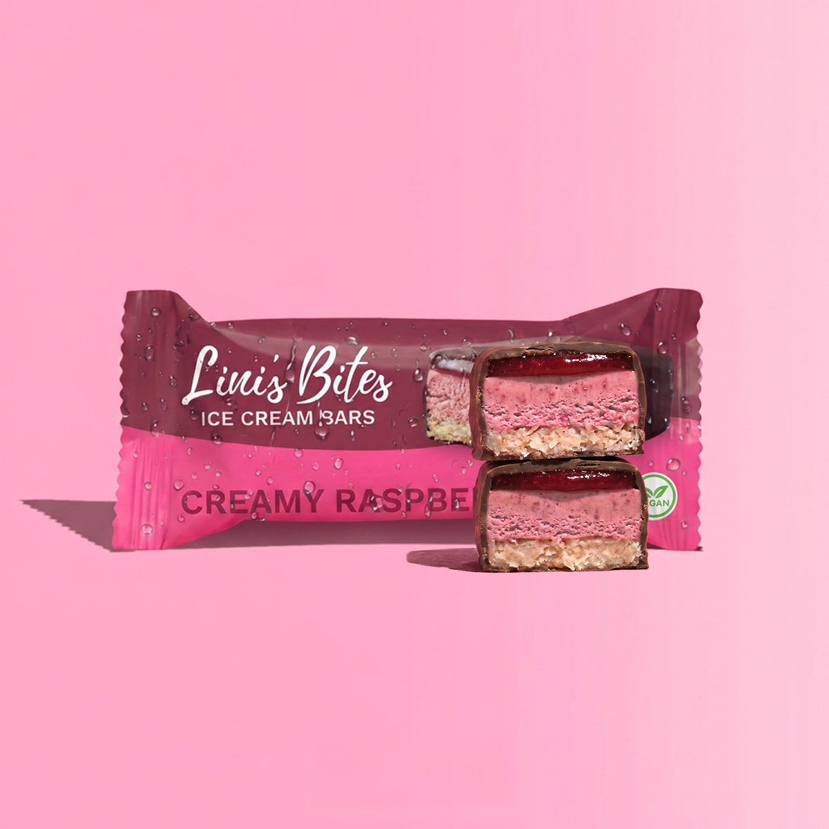 Bio Ice Cream Bars Creamy Raspberry (4er Box)