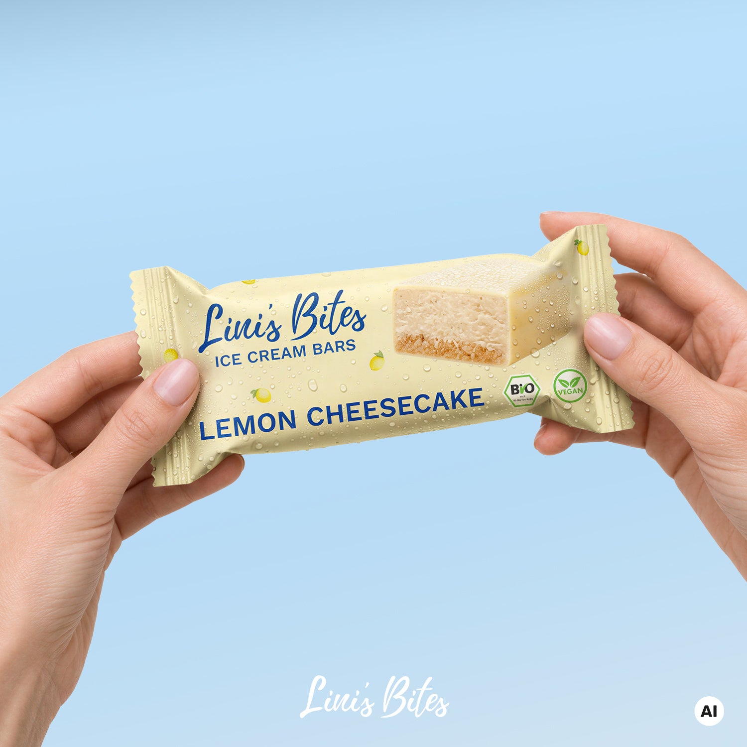 Bio Ice Cream Bars Lemon Cheesecake (4er Box)