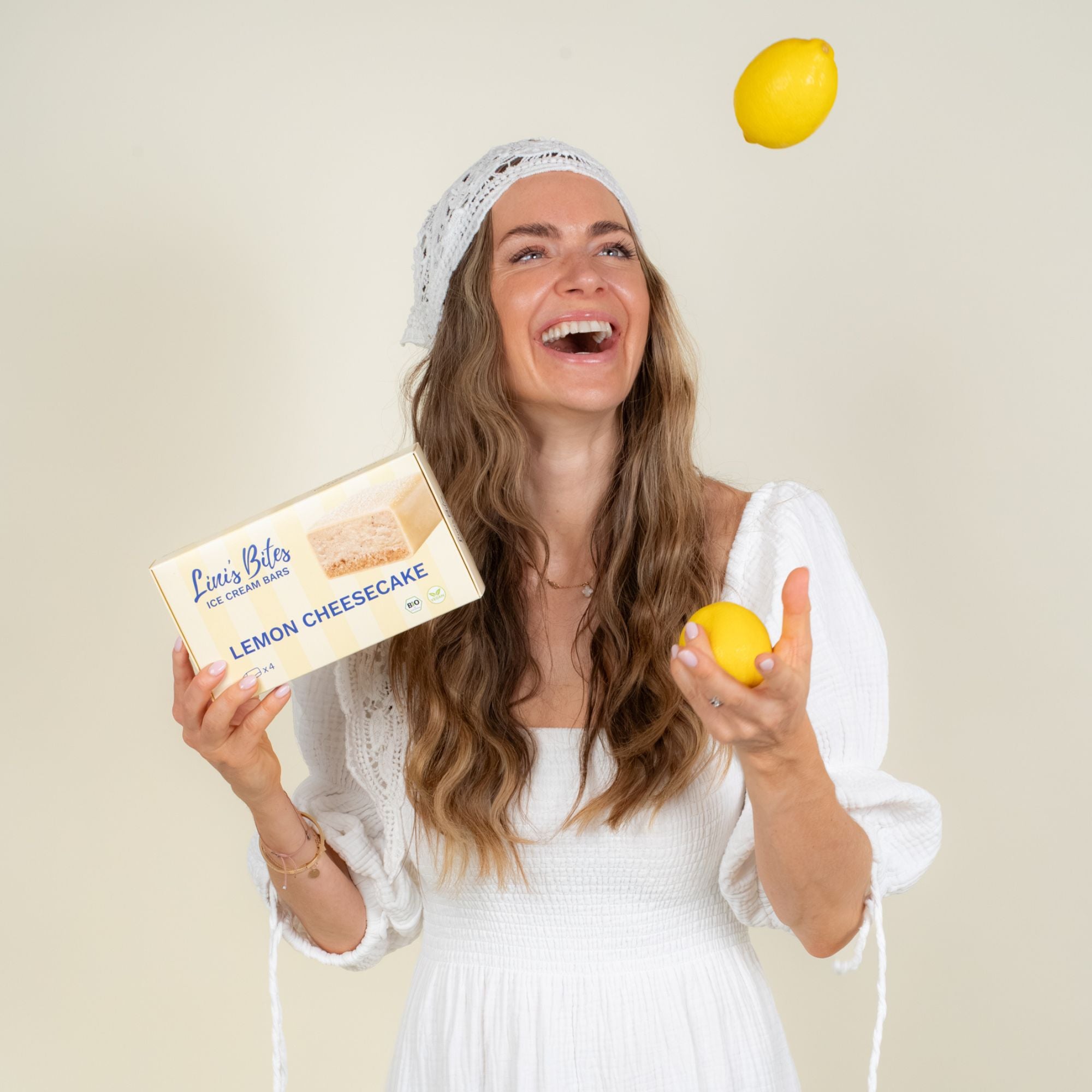 Bio Ice Cream Bars Lemon Cheesecake (4er Box)