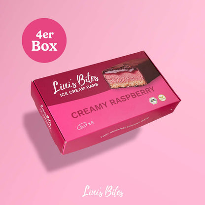 Bio Ice Cream Bars Creamy Raspberry (4er Box)