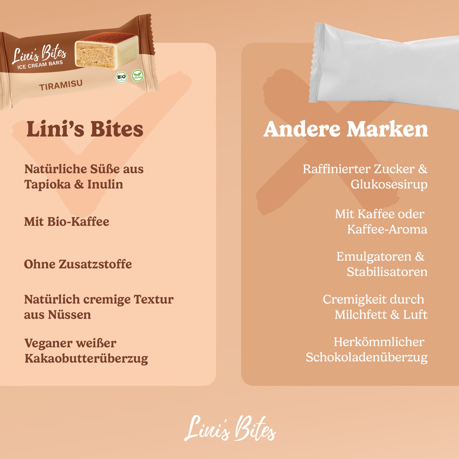 Bio Ice Cream Bars Tiramisu (4er Box)