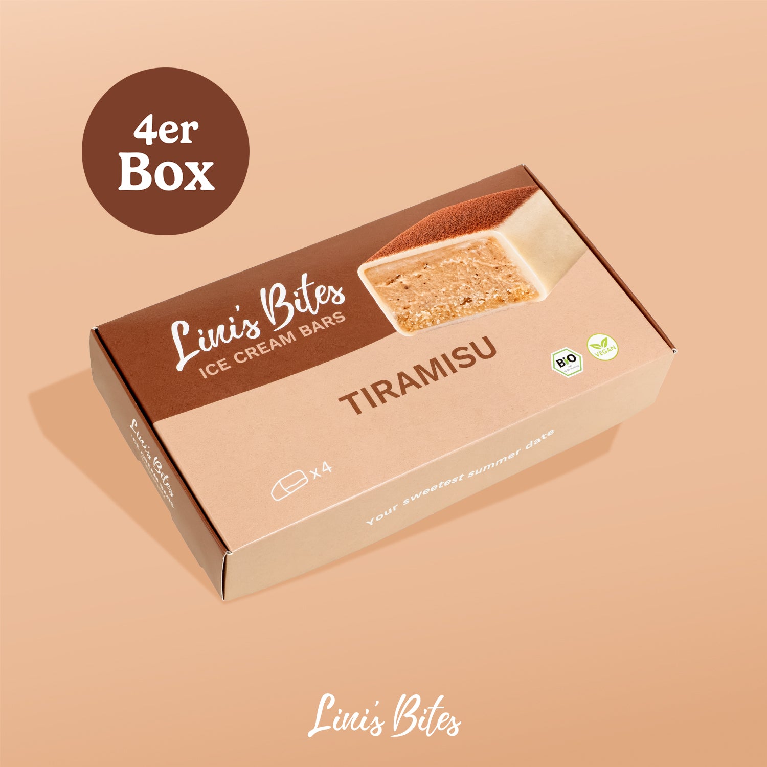 Bio Ice Cream Bars Tiramisu (4er Box)