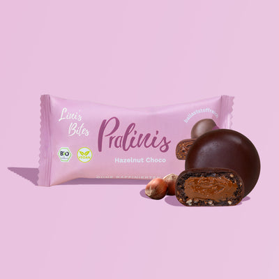 Hazelnut Choco Nougat Pralinis - Organic (Box of 12)