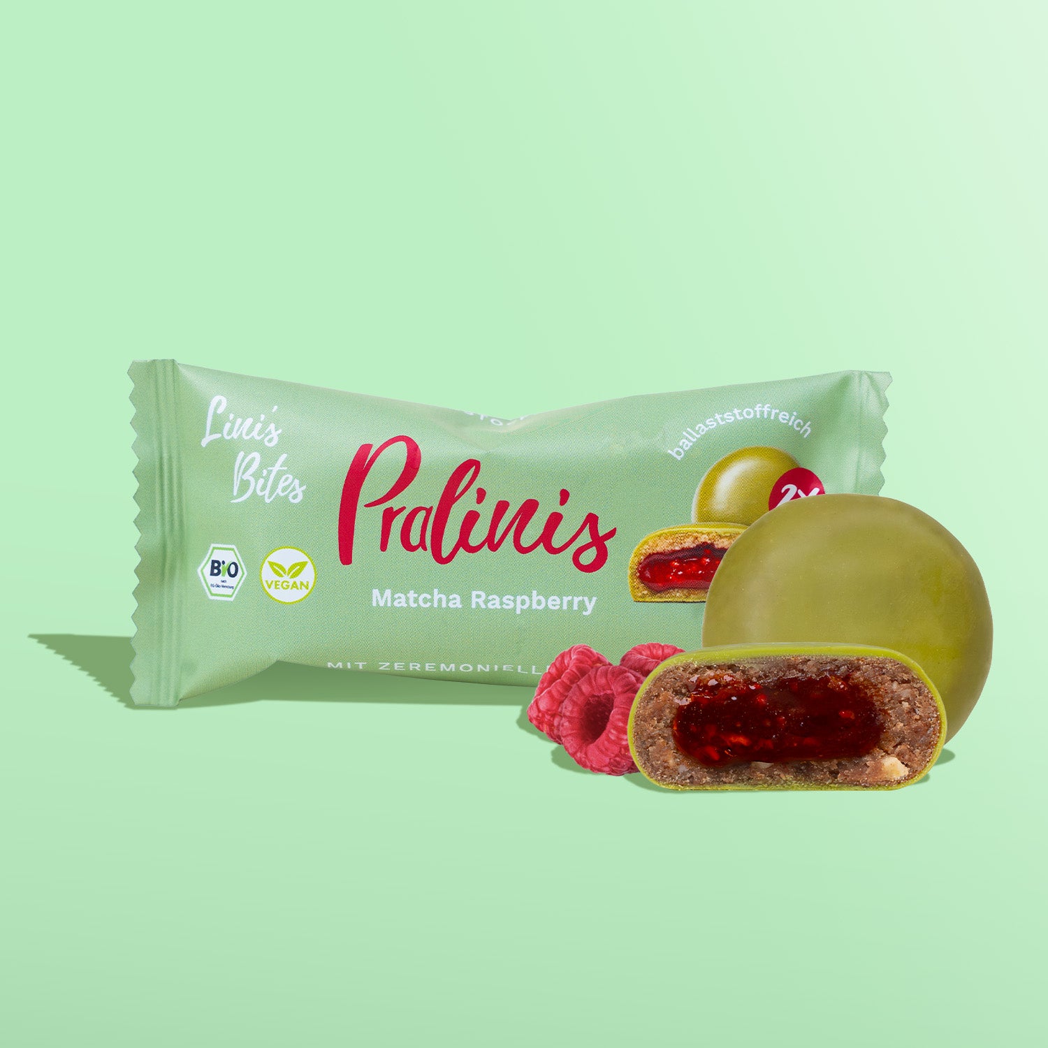 Bio Pralinis Matcha Raspberry