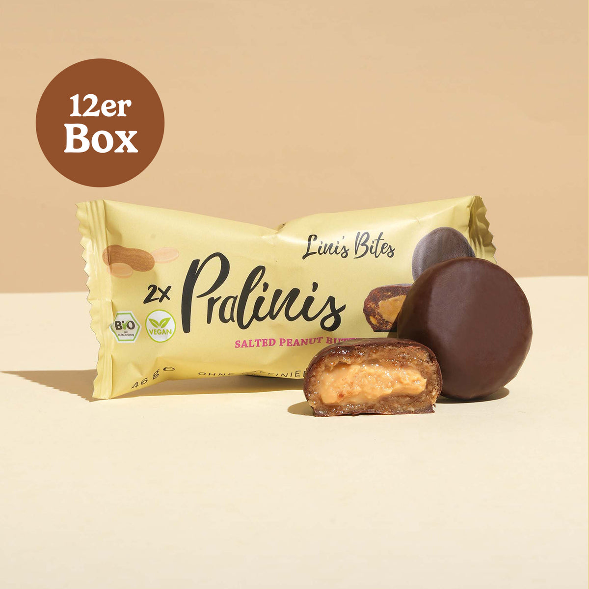 Bio Pralinis Salted Peanut Butter (12er Box)