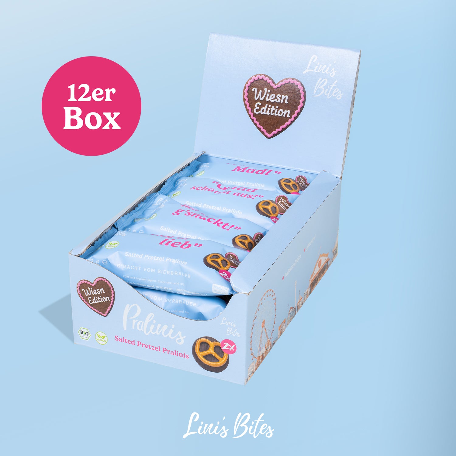 Bio Pralinis Salted Pretzel (12er Box)