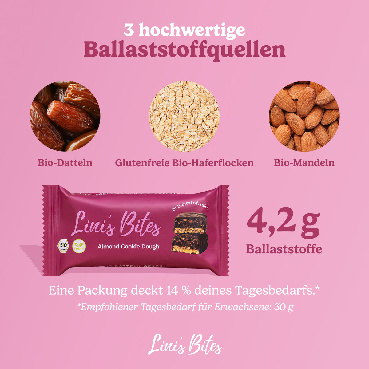 Bio Riegel Almond Cookie Dough (12er Box)