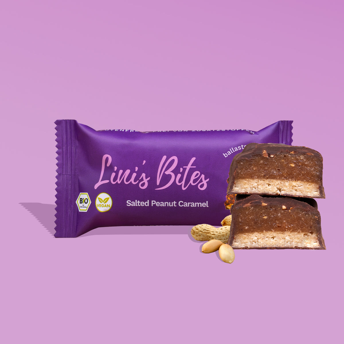 Bio Riegel Salted Peanut Caramel (12er Box)