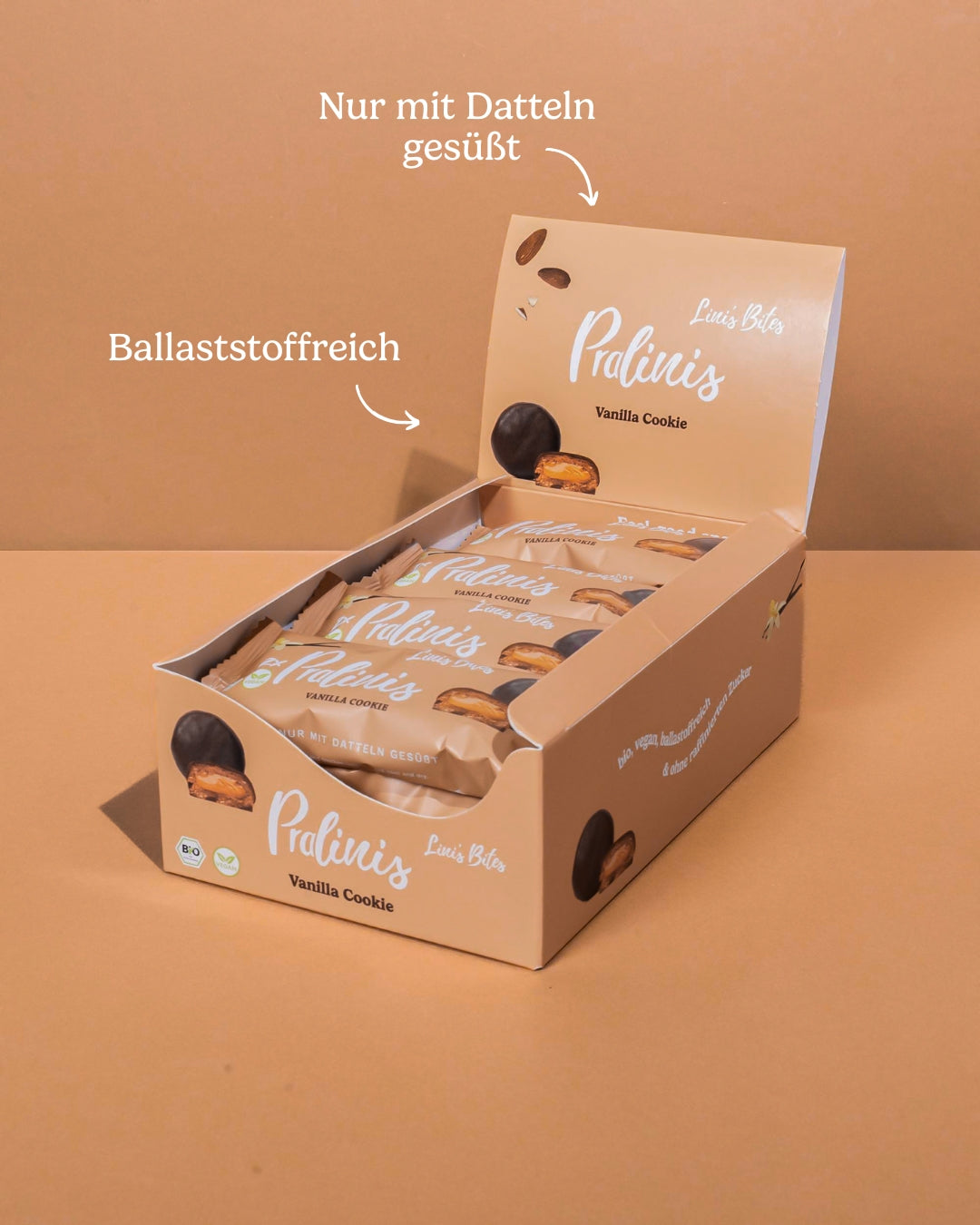 Bio Pralinis Vanilla Cookie (12er Box)